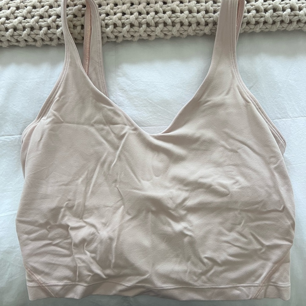 lululemon athletica Light Pink Tank Top